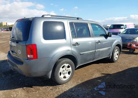 2013 Honda Pilot Lx z USA, uszkodzony, nr VIN 5FNYF3H23DB014071